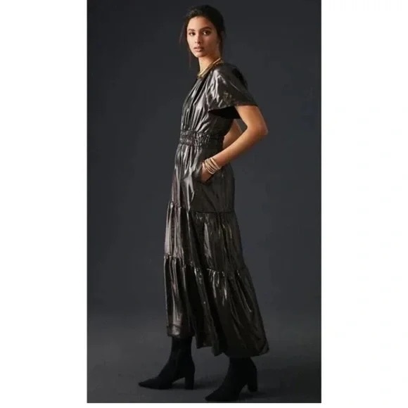 Anthropologie Dresses & Skirts - Anthropologie Somerset Dress - Dark Metallic